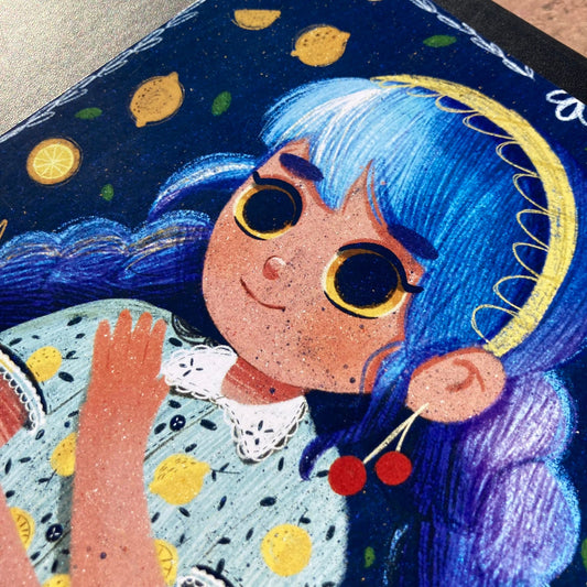 Print Lemons | Illustration | Ilustracion | Original Character | OC | Art Print | Draw | Arte | Dibujo