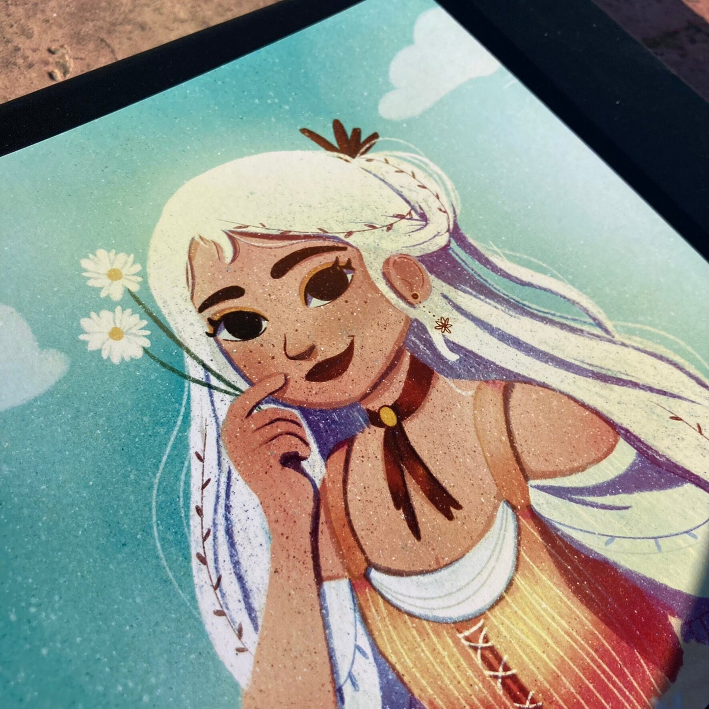 Print White | Illustration | Ilustracion | Original Character | OC | Art Print | Draw