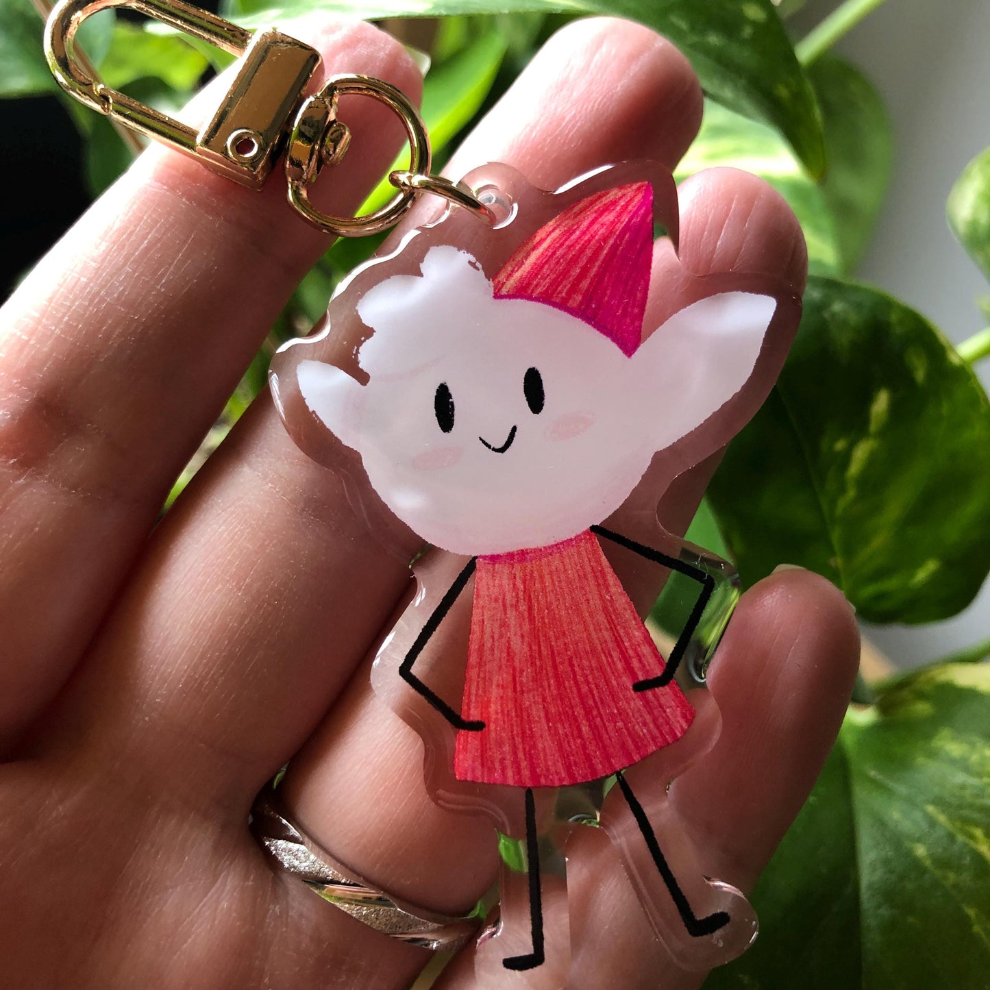 Alfur Keyring | Hilda llavero | Fanart Netflix Hilda the Series | Llavero colgante regalo llaves mochila
