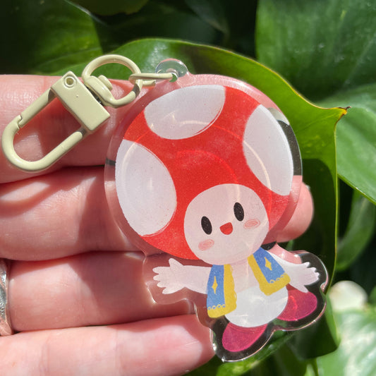Llavero Toad | Keyring Keychain Acrilico colgante regalo llaves mochila Keychain
