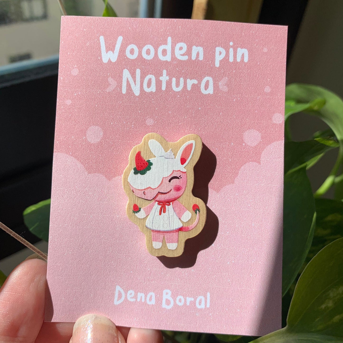 Pin de madera natural, Natura Animal Crossing New Horizons, Nintendo Switch Merengue