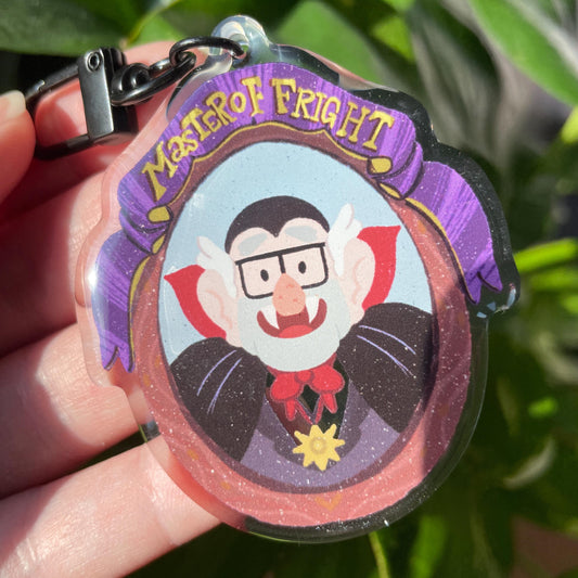 Stan Pines Summerween Gravity Falls Keychain Keyring | llavero | Fanart colgante regalo llaves mochila