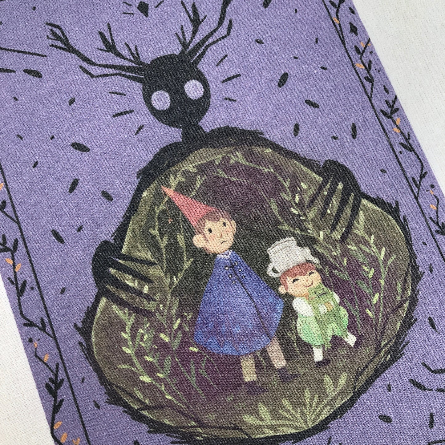 Tote Bag Más Allá del Jardín | Bolsa Tela Fanart Over The Garden Wall | HBO Fan Art 100% Algodón 40x40cm 16x16inch