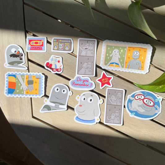 Pack Pegatinas Robot Dreams | Stickers Pack | Fanart