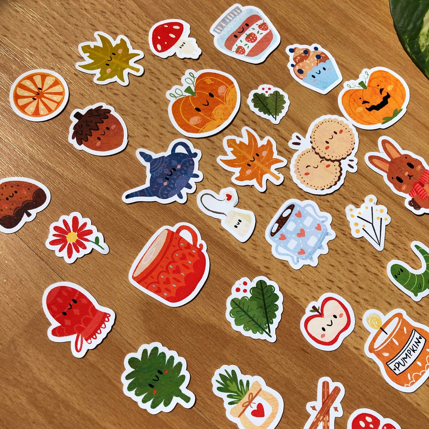 Pack de Pegatinas Otoño, Pegatinas Otoñales Halloween