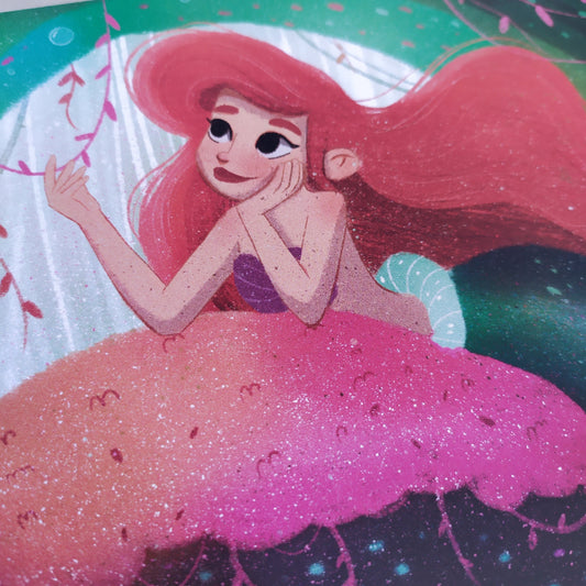 Print Ariel | Fanart Ariel | Ilustración Ariel | The Little Mermaid Fan Art | Disney Fan Art | La sirenita Disney Classics