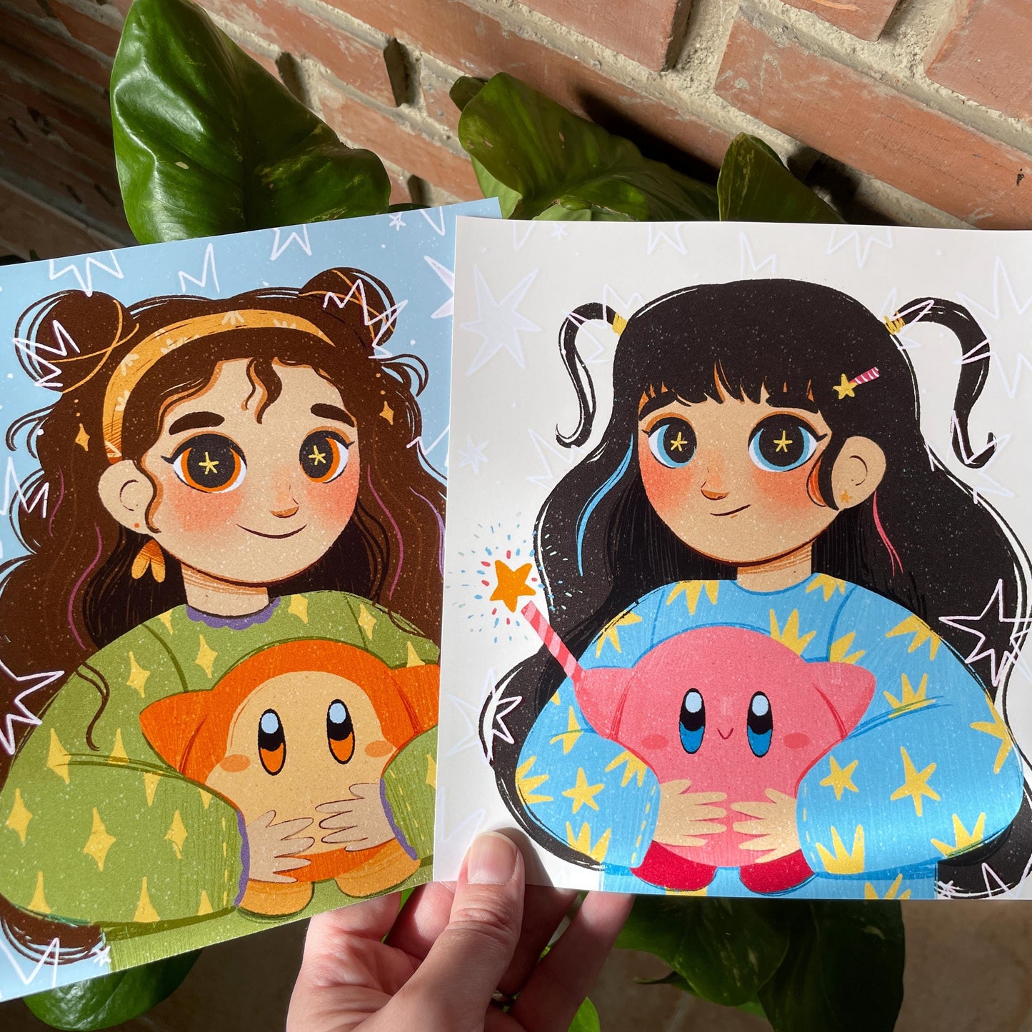 Print Kirby Fanart Ilustración Impresa