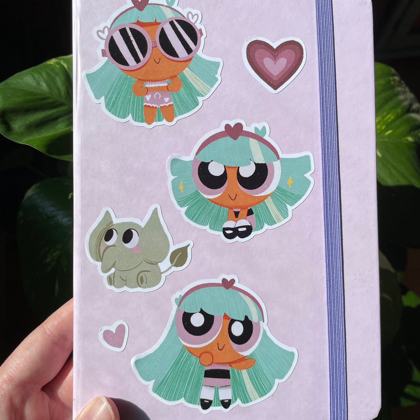 Pack Pegatinas Cristal Las Supernenas | Bliss The Powerpuff Girls Stickers Pack | Cartoon Network Fanart | Las Chicas Superpoderosas