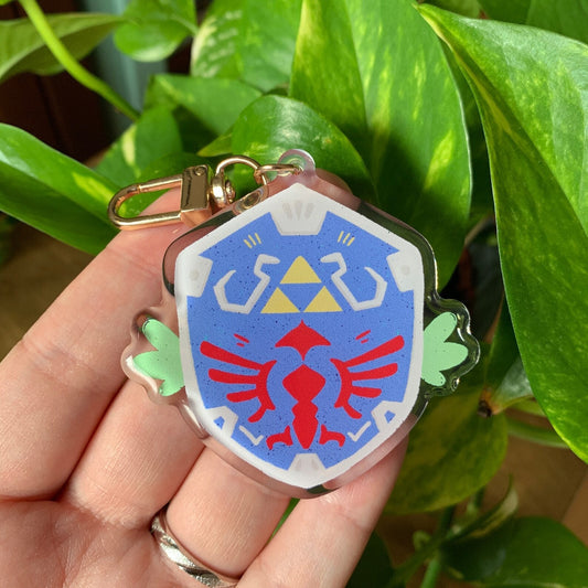 Zelda Fan Pack | Pegatinas Zelda + Llavero Escudo + Pin Escudo