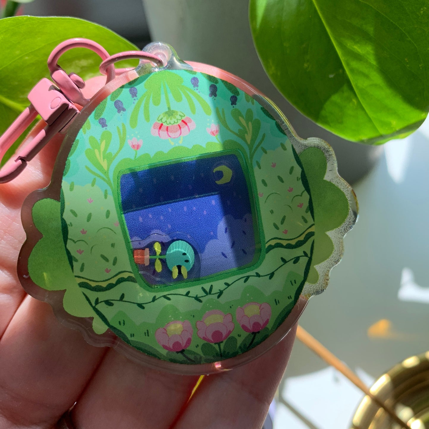 Llavero flores fanart | Tamagotchi shaker