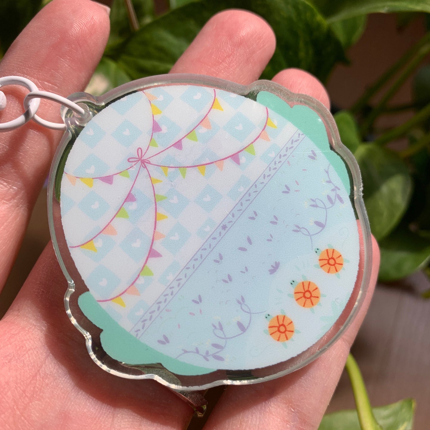 Llavero perro caseta marrón | Tamagotchi shaker