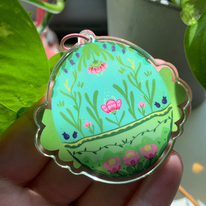 Llavero flores fanart | Tamagotchi shaker
