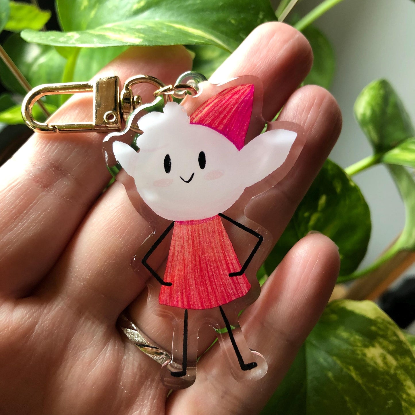 Alfur Keyring | Hilda llavero | Fanart Netflix Hilda the Series | Llavero colgante regalo llaves mochila