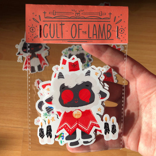 Pack Pegatinas Cult Of The Lamb | Stickers Pack | Fanart