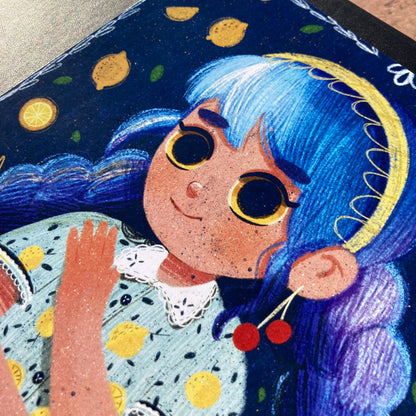 Print Lemons | Illustration | Ilustracion | Original Character | OC | Art Print | Draw | Arte | Dibujo