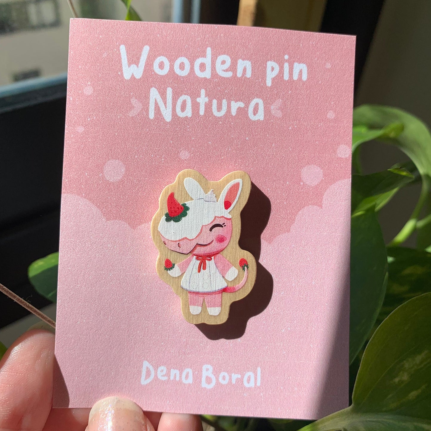 Pin de madera natural, Natura Animal Crossing New Horizons, Nintendo Switch Merengue