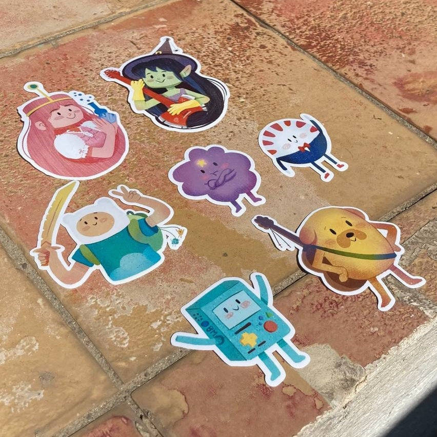 Pack Pegatinas Hora de Aventuras | Adventure Time Stickers Pack