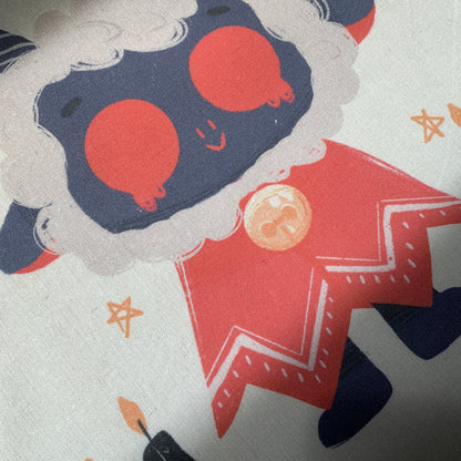 Tote Bag Cult Of The Lamb | Bolsa Tela Fanart Cult Of The Lamb | Fan Art 100% Algodón 40x40cm 16x16inch