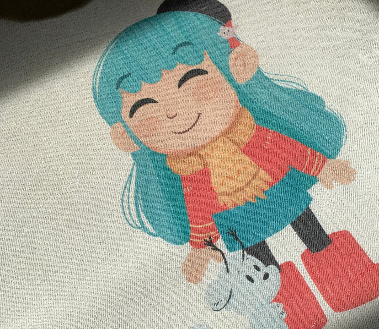 Tote Bag Hilda | Totebag Fanart Hilda The Series | Netflix Fan Art 100% Cotton 40x40cm 16x16inch