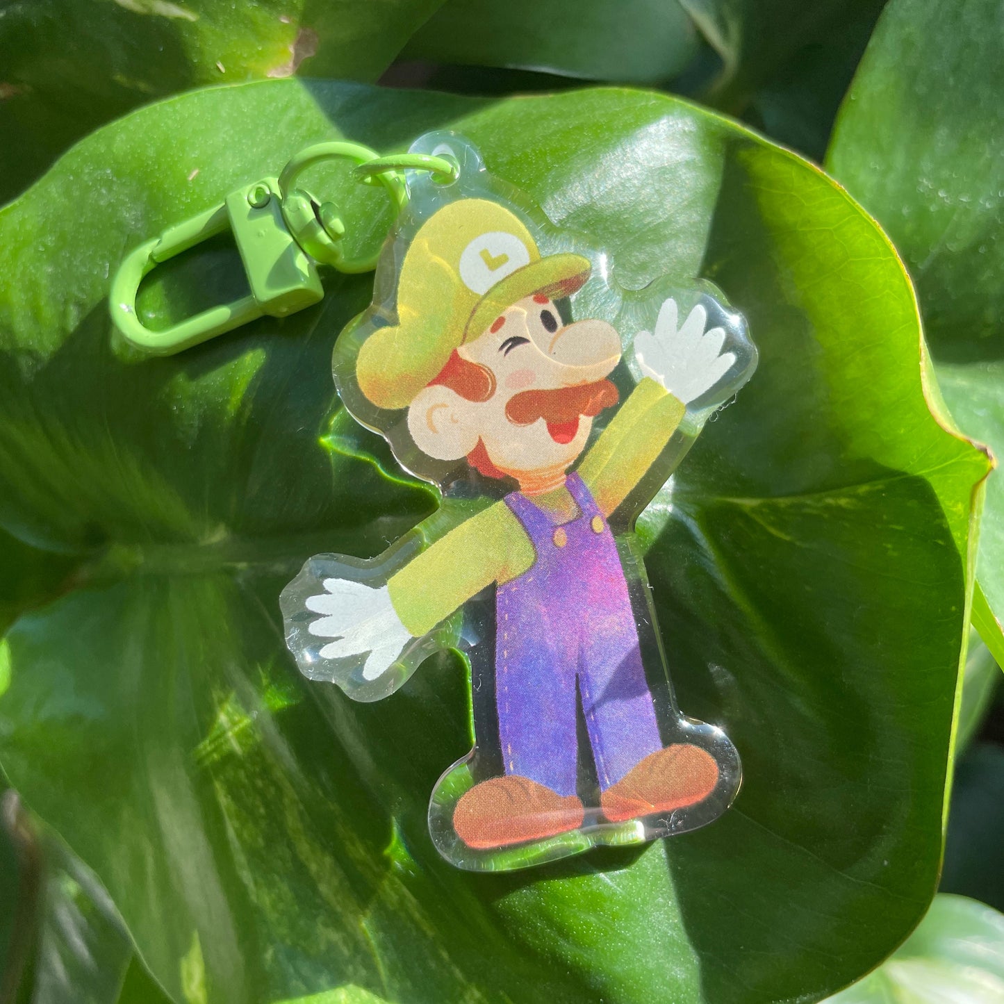 Llavero Luigi | Keyring Keychain Acrilico colgante regalo llaves mochila Keychain