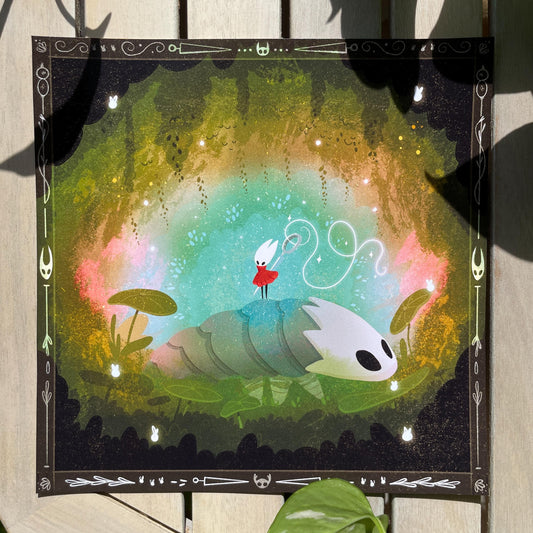 Print Hornet Silksong: Ilustración impresa de la colección Hollow Knight