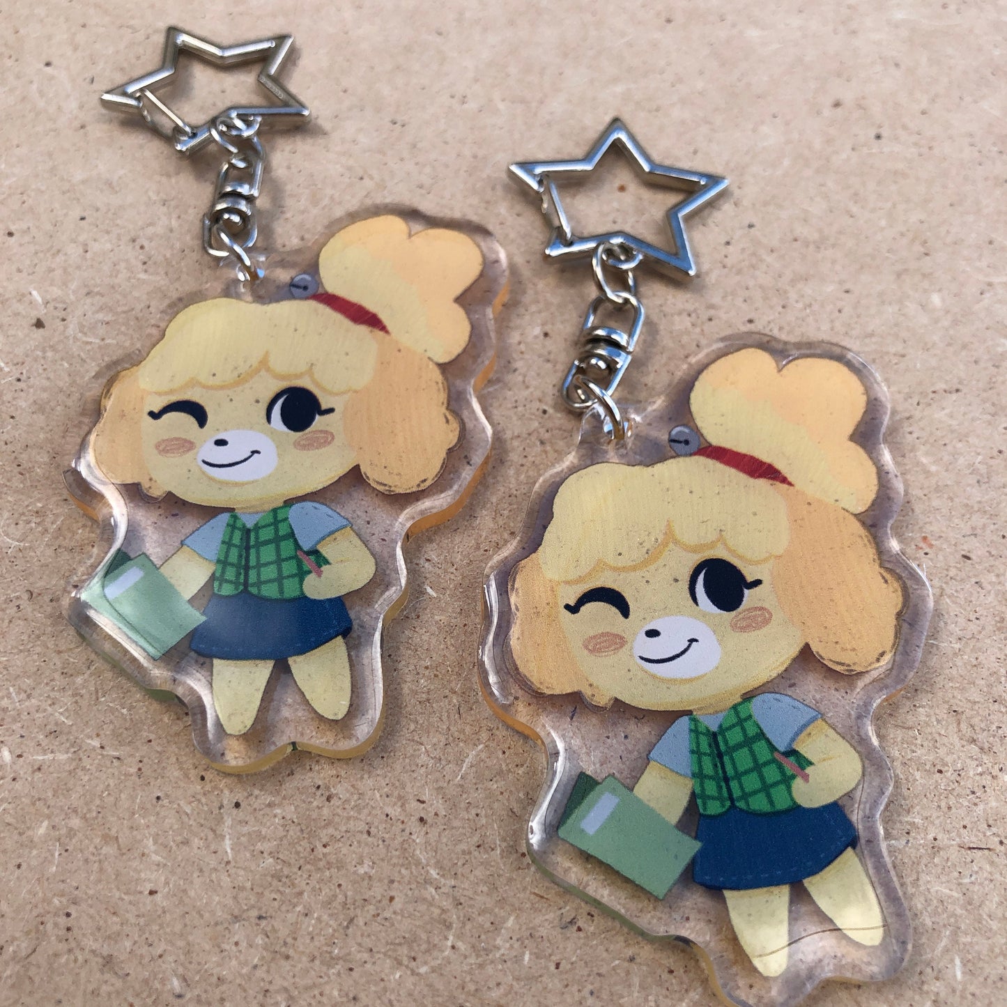 Isabelle Keyring | Canela llavero | Animal Crossing Llavero | New Horizons | Llavero colgante regalo llaves mochila Keychain