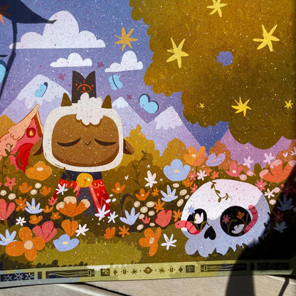 Print Cult of the Lamb Chill | Fanart | Ilustración impresa Cult of the Lamb Collection