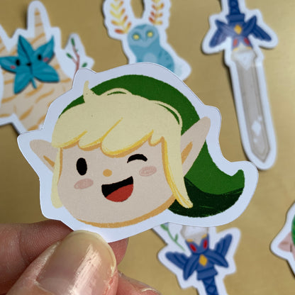Pack Pegatinas Zelda | Zelda Stickers Pack | Illustration Fanart