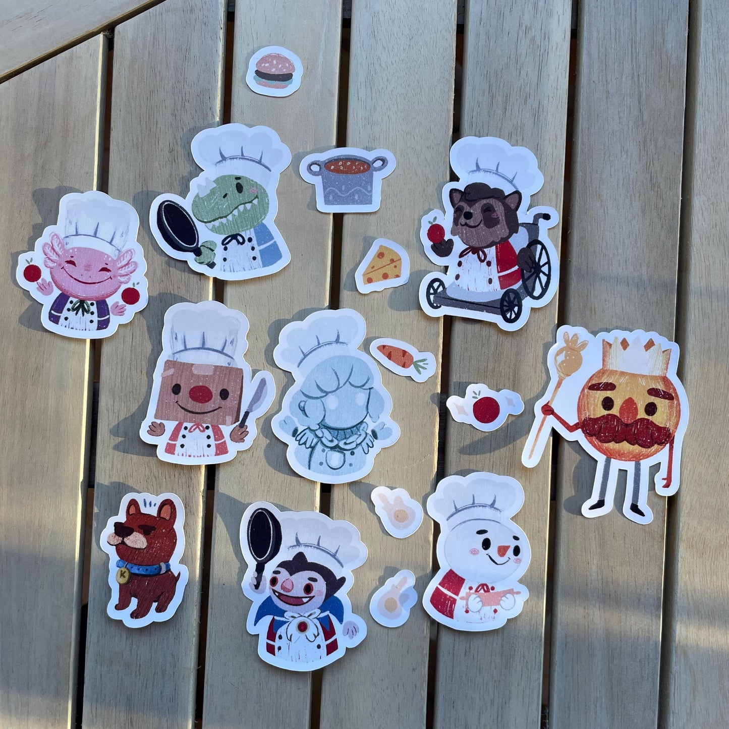 Pack Pegatinas Overcooked | Stickers Pack | Fanart
