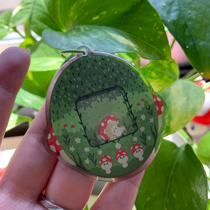 Shaker Champiñon Llavero | Tamagotchi shaker Keychain Champiñones Mushroom Seta Silvestre