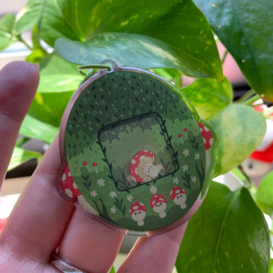 Shaker Champiñon Llavero | Tamagotchi shaker Keychain Champiñones Mushroom Seta Silvestre