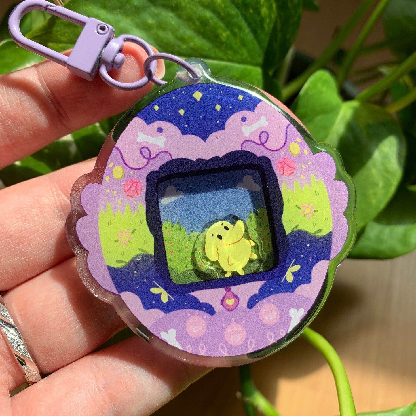 Llavero perro fanart | Tamagotchi shaker