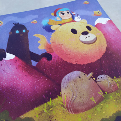 Print Hilda | Fanart Hilda | Ilustración Hilda | Netflix Fan Art | Illustration Dena Boral | Hilda The Series