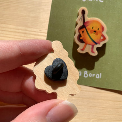 Pin de Madera Jake Hora de Aventuras | Jake el perro Wooden Pin Inspired | Pin Original Regalo Eco Friendly Madera Natural