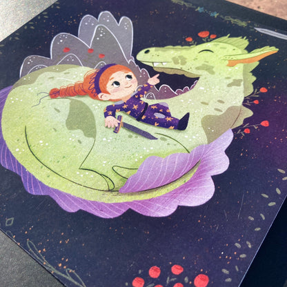 Print Dragon | Illustration | Ilustracion | Original Character | OC | Art Print | Draw