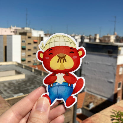 Pegatina Pascal Animal Crossing New Horizons | Cuaderno Decoración iPad Portatil Stickers Removible