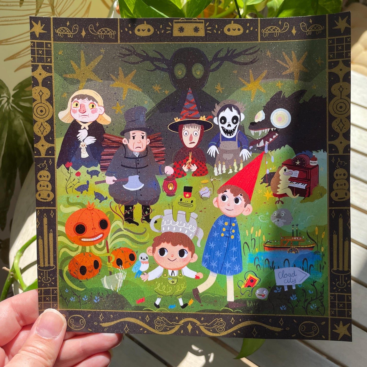 Print Over The Garden Wall World:  Fanart de la colección de ilustraciones "Over The Garden Wall"