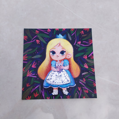 Print Alice | Ilustración Alice | Fanart Alice in Wonderland | Disney Fan Art | Alicia en el país de las maravillas