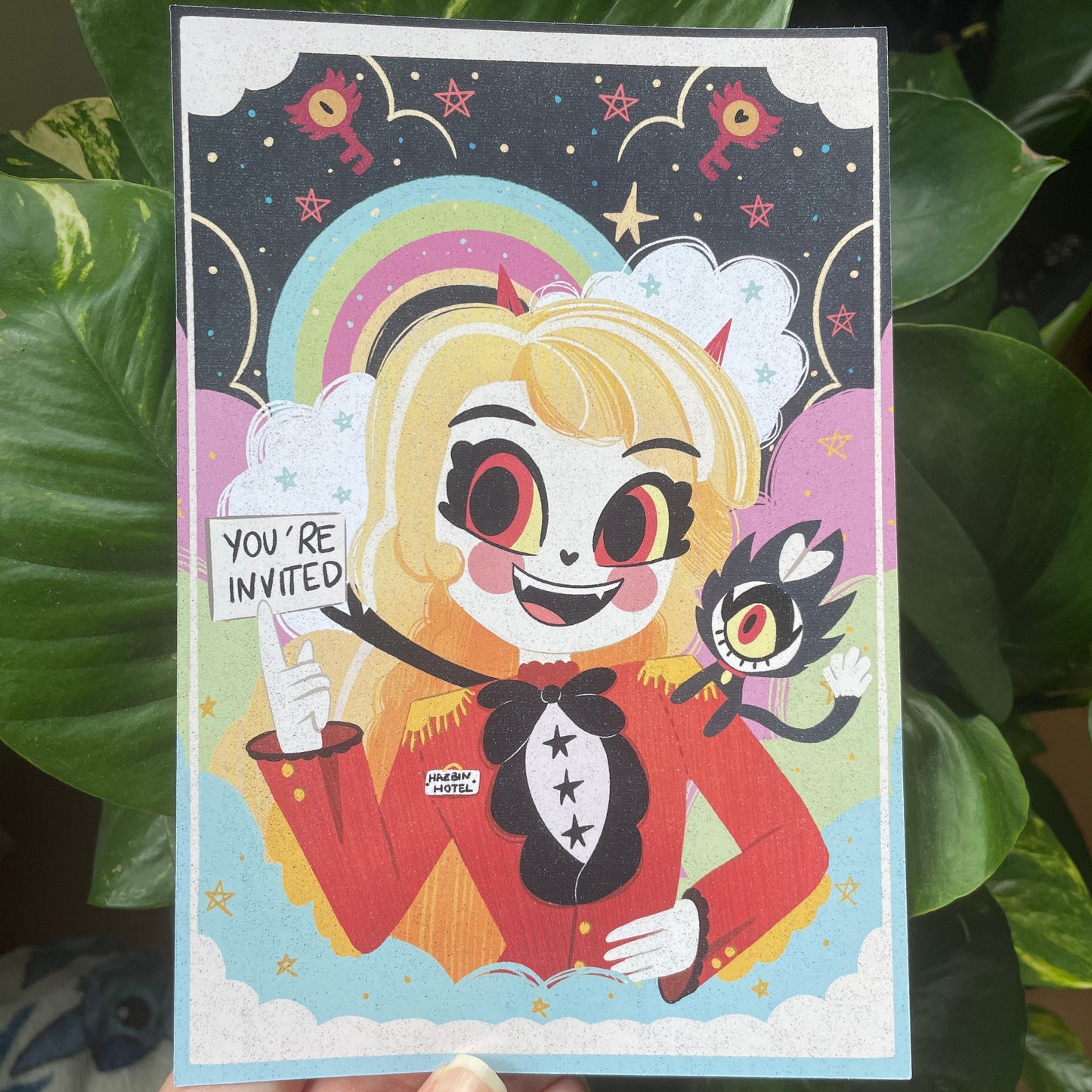 Print Hazbin Hotel Tamaño A5 | Fanart | Ilustración | Lámina ilustrada