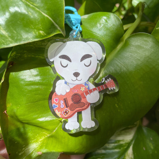 Totakeke Keyring | K.K. Slider Animal Crossing Llavero | New Horizons | Llavero colgante regalo llaves mochila Keychain