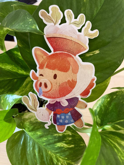 Pegatina Juliana Animal Crossing New Horizons | Cuaderno Decoración iPad Portatil Stickers | Daisy Mae  Porcelette  Jorna  Brunella