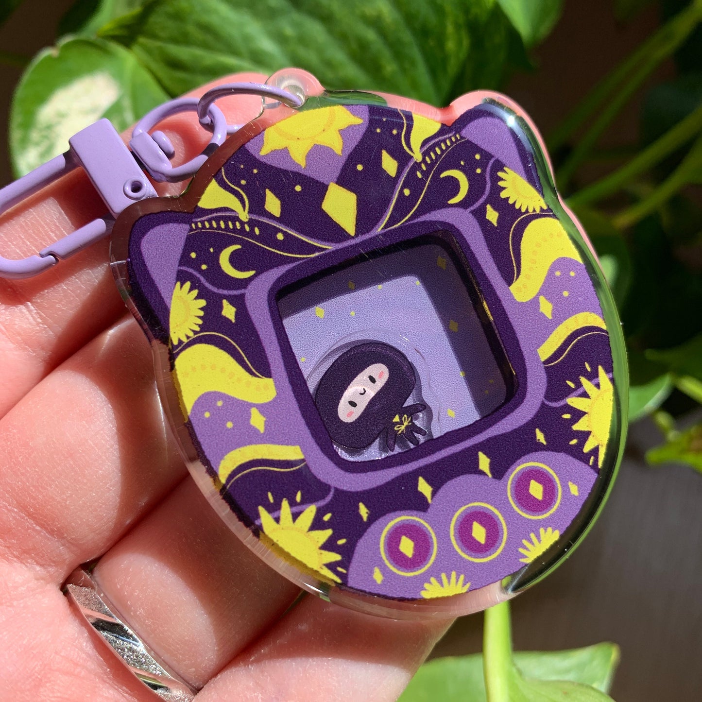 Llavero Ninja sol y luna Gozarutchi tamagotchi | Tamagotchi shaker