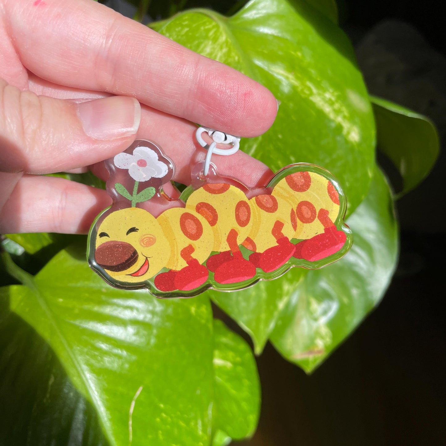 Llavero Floruga Doble Diseño | Keyring Keychain Acrilico colgante regalo llaves mochila Keychain