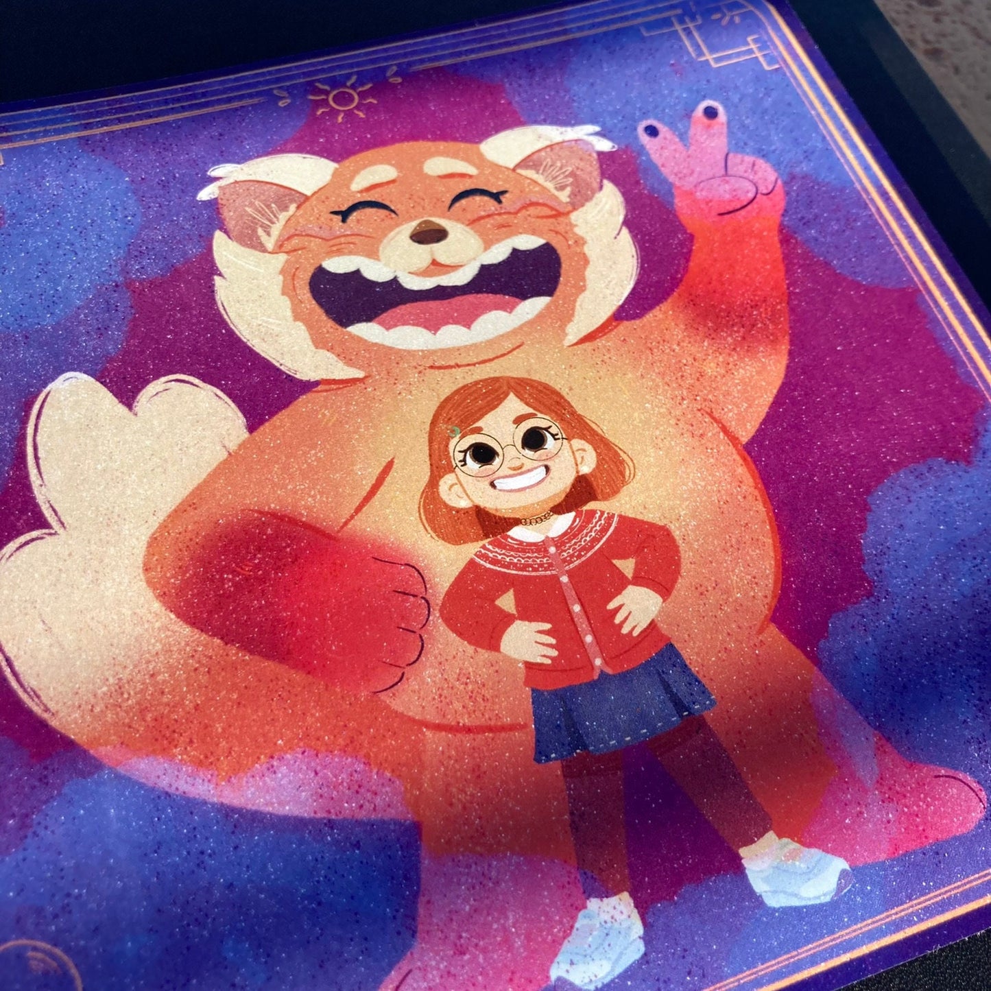 Print Turning Red | Fanart Turning Red | Ilustración Turning Red | Pixar Fan Art | Disney Fan Art