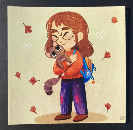 Print Cat Girl | Illustration | Ilustracion | Original Character | OC | Art Print | Draw