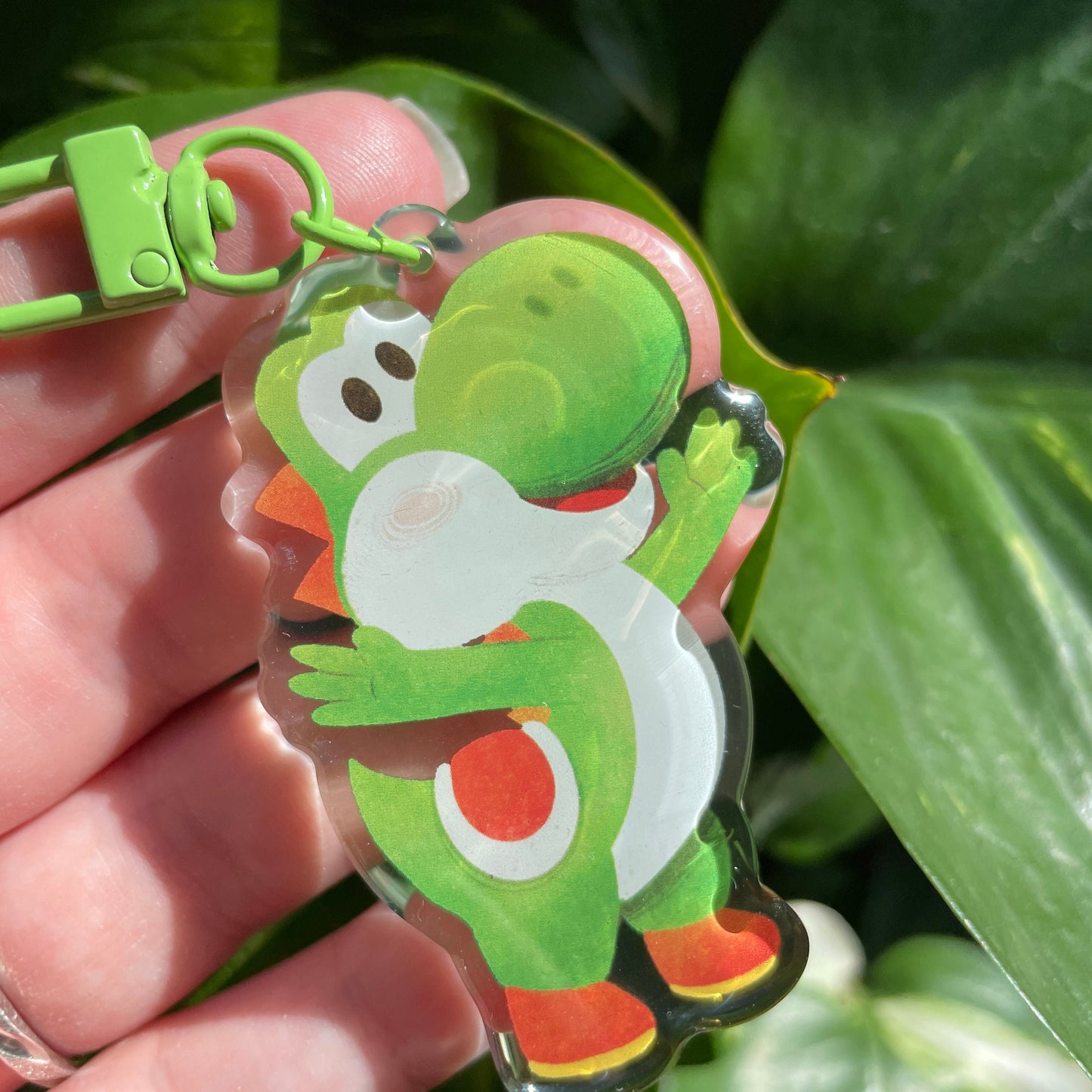 Llavero Yoshi | Keyring Keychain Acrilico colgante regalo llaves mochila Keychain