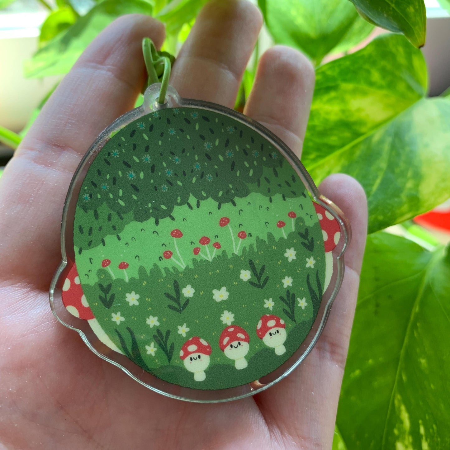 Shaker Champiñon Llavero | Tamagotchi shaker Keychain Champiñones Mushroom Seta Silvestre