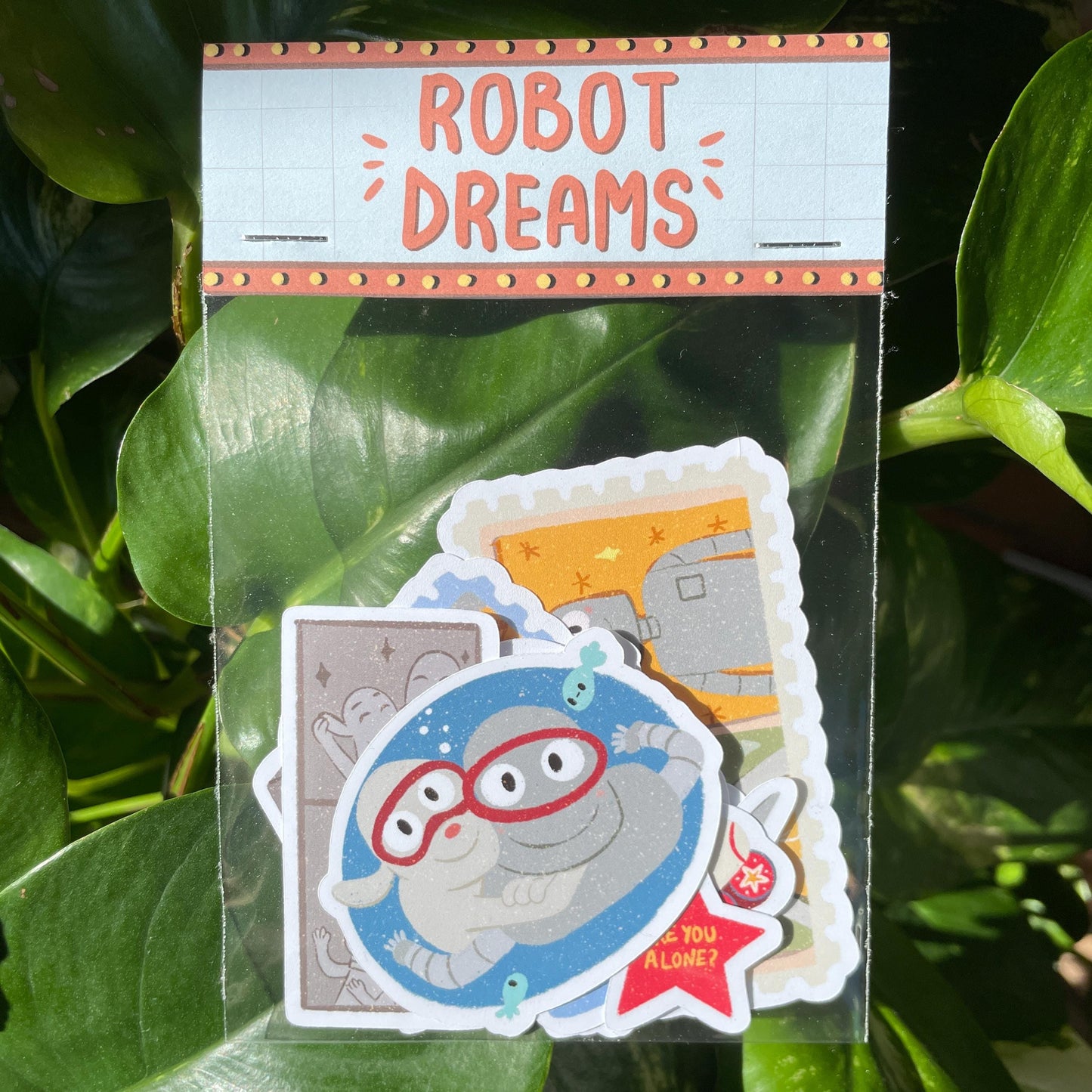 Pack Pegatinas Robot Dreams | Stickers Pack | Fanart