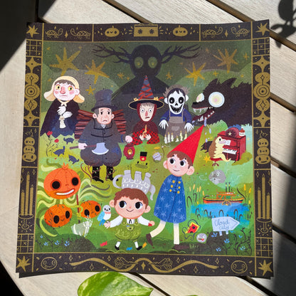 Print Over The Garden Wall World:  Fanart de la colección de ilustraciones "Over The Garden Wall"