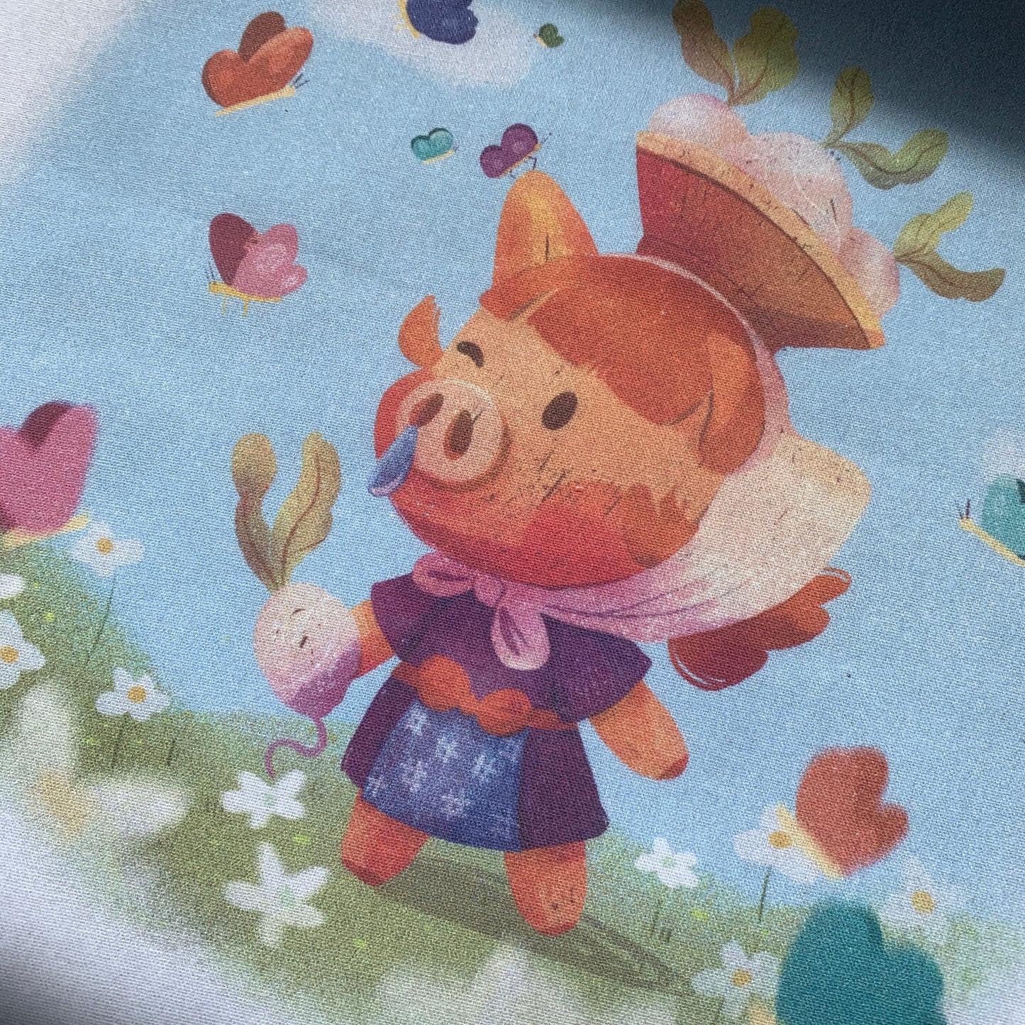 Tote Bag Juliana Animal Crossing | Bolsa Tela Fanart Daisy Mae | Animal Crossing New Horizons Fan Art 100% Algodón 40x40cm 16x16inch